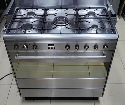 Smeg top gas oven electric cooking range 90x60cm