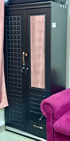 Used 2-door Wardrobe with Drawer