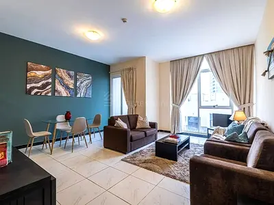 Modern Furnished 1BR | Spacious | Balcony