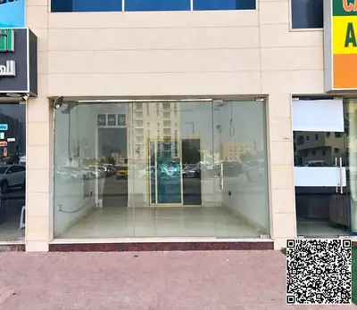محل رقم 5 للايجار في موقع مميز في منطقة النعيمية 2 بعجمان، على شارع الكويت،