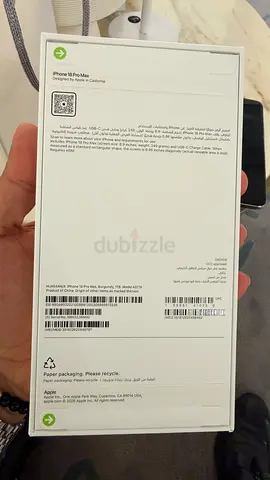 iPhone 18 Pro Max (brand new in sealed box) - 512 - Midnight