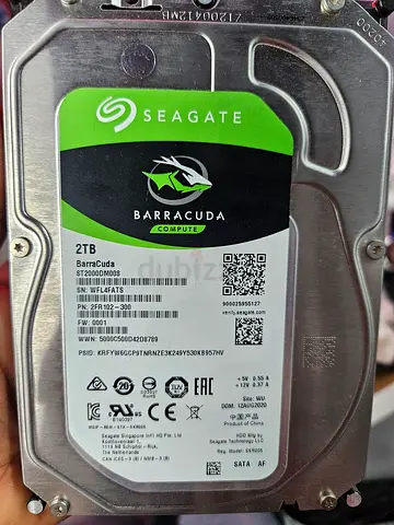 Seagate Barracuda 2TB 3.5" Internal HDD - Good Working Condition