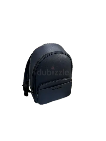 Navy Pierre Cardin Small Leather Backpack - brand new