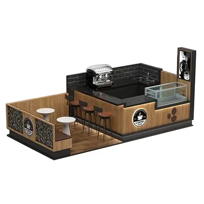 Bespoke Mall Coffee Kiosks: Free 3D Preview