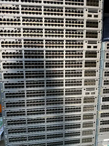 Lot of used network switches / switch chassis modules - bulk