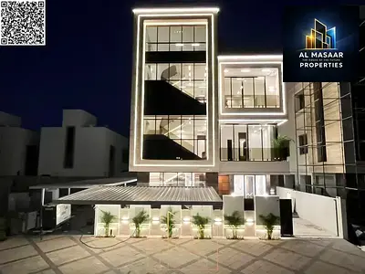 فيلا فاخرة مقابل حديقة الياسمين – عجمان | بجوار المسجد | تُعرض لأول مرة | 6 غرف ماستر | 3 طوابق + روف | شامل كل شيء