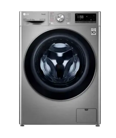 LG Front Load Washing Machine - 8kg, Inverter Direct Drive, Silver