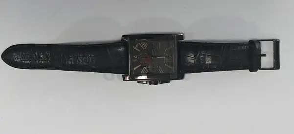 GUESS Men’s Watch – Genuine Leather