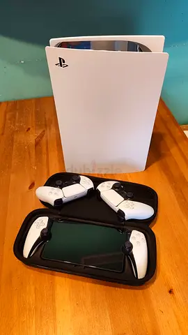 PS5 Digital with PS5 Portal and 2 DualSense Controllers