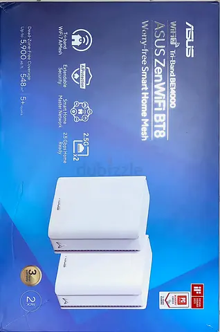 ASUS Tri -Band BE14000 WiFi7 Ausus zenWifi BT8