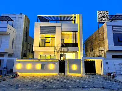 فيلا للبيع (مع حمام سباحة وتراس على السطح)، ملكية حرة. السعر يشمل رسوم التسجيل. تشطيبات عالية الجودة.