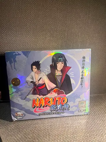 Naruto Collectible Card Game Box - Itachi & Sasuke Holographic Edition