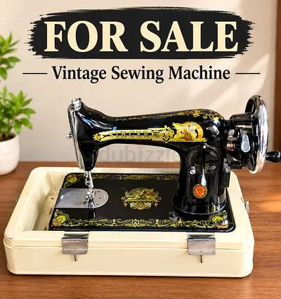 Vintage sewing machine singer