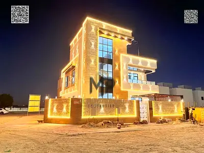 Seize the opportunity to own one of Ajman’s finest villas, featuring elegant design and luxury finishes—with electricity and water connections include
