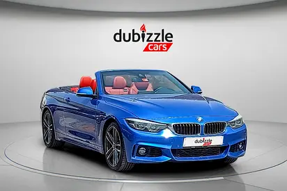 AED 1483/month | 2018 BMW 4-Series 440i Convertible | GCC Specs | Ref#505584