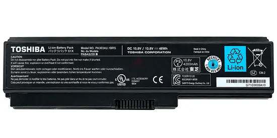 Original Toshiba PA3634U-1BRS PABAS228 10.8V 4200mAh 48Wh 6-Cell Li-ion Laptop Battery