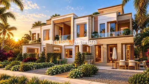 4BR Single Row Townhouse | Monte Carlo|DAMAC Lagoons