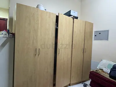 3-door Wooden Wardrobe / Armoire - Good Condition