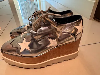 Stella mccartney wedges shoes