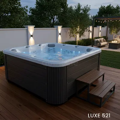 LUXE 521 – Premium 5-Seater Luxury Hot Tub | 2 Loungers