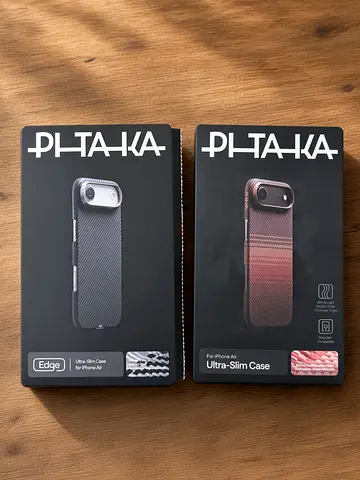 Pair of PtakA ultra-slim iPhone cases (Edge + Air) — new in box