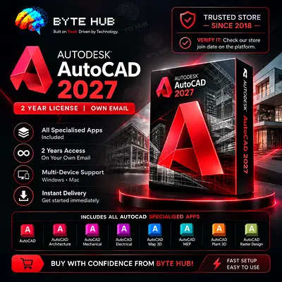 AutoCAD 2027 – 2 Year | Own Email