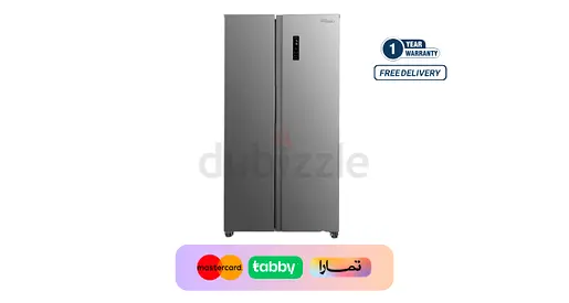 Super General 600L Side By Side Refrigerator - SGR710SBS