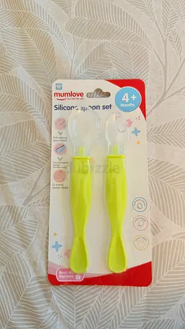 Set of Silicon Spoons for Baby (BPA Free)