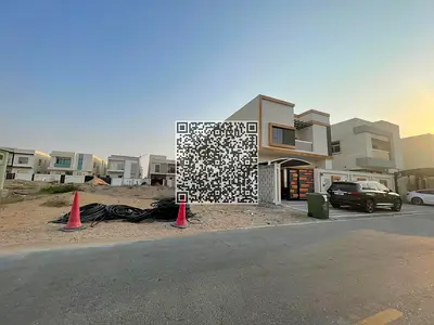 Residential/investment land for villa construction for sale in the Al-Amrah area, Ajman. The land area is 280 square meters (3,014 square feet) and is