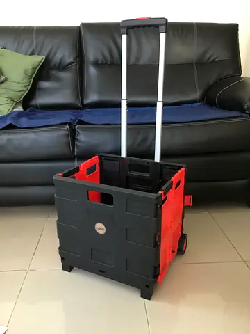 Rubik Folding Shopping Trolley Cart With Wheels
