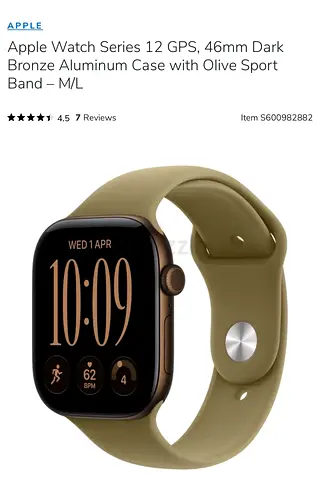 Apple Watch Series 12 – 46mm GPS – Brand New Sealed 🇦🇪