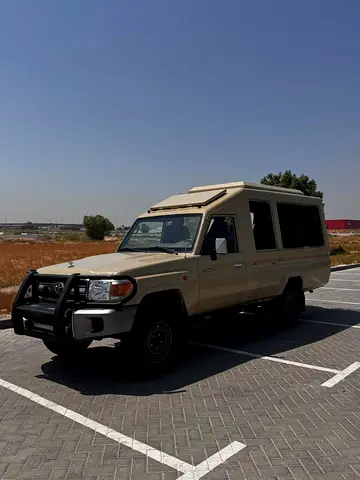 Toyota Land Cruiser Safari 2019 – GCC Specs, special Safari body, beige exterior, 4WD 63000 km