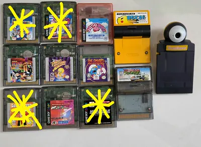 GameBoy Color game / Game Boy Camera Games with Camera and Accessories