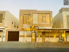 Villa for sale in Al Zahia | 5 master bedrooms, a majlis, and two halls; freehold | Price includes c