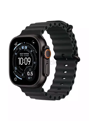 Apple Watch Ultra 3 GPS + Cellular 49mm Black Titanium Case with Black Ocean Band