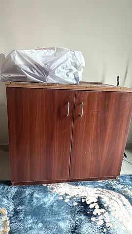 Wooden 2-Door Cabinet / Cupboard - Good Used Condition