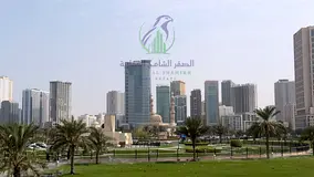 Two bedroom apartment for annual rent in Al Majaz 2 Sharjah free AC gym pool maid room store laundry