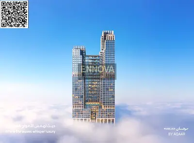 Modern Studio Apartment for Sale in Mawjan, Ajman corniche