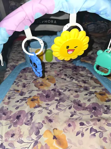 Baby sofa seat and play gym