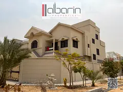 Luxury villa for rent in Al Muwaihat 1: 6 master bedrooms, corner unit (two-street frontage), 140,00