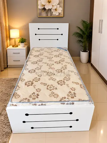 Hi I have available single bed with matters brand new