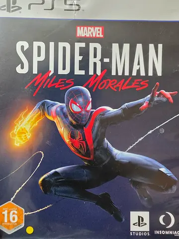 Spiderman miles morales ps5 cd game