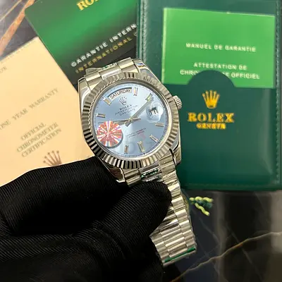 Rolex automatic sapphire glass mens watch