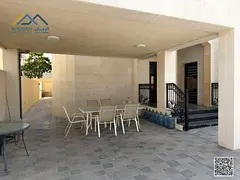 An exceptional residential rental opportunity in Al Rawda 3. A high-end, newly finished villa featur