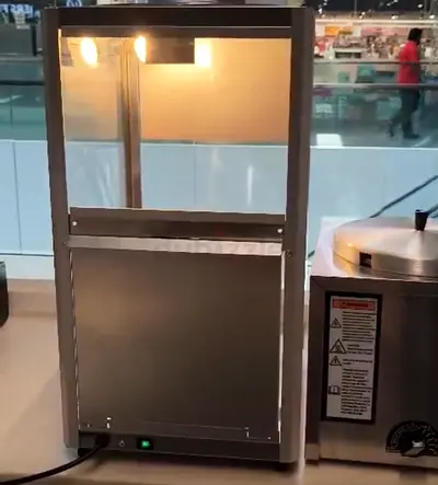 Commercial Countertop Food Warmer / Popcorn Machine (Stainless Steel)