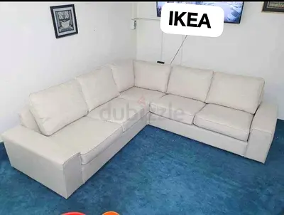 High Quality IKEA KIVIK Corner Sofa Beige