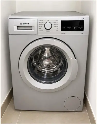 Bosch Series 2 Front Load Washing Machine - 8 kg, Silver
