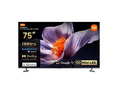 Xiaomi 75 Inch S Pro Mini LED 2026, Smart TV, 4K QD-Mini LED 144Hz Google TV