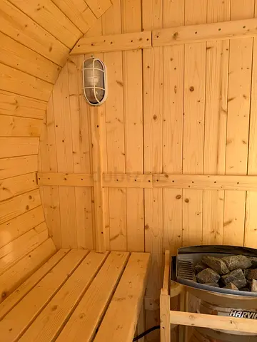 Wooden sauna cabin with heater - NEW