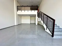 Brand new shop with 2 floor and store room available price 160k